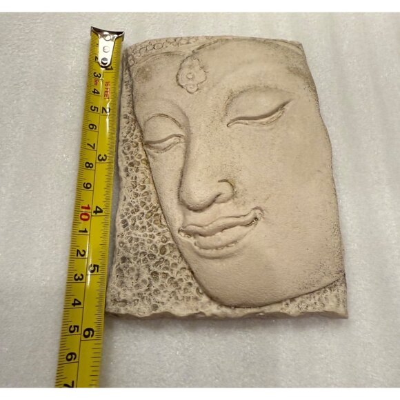 Buddha Face Wall Art Ceramic Plaque - Picture 4 of 4